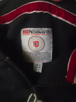 Sudadera Geographical Norway Negra