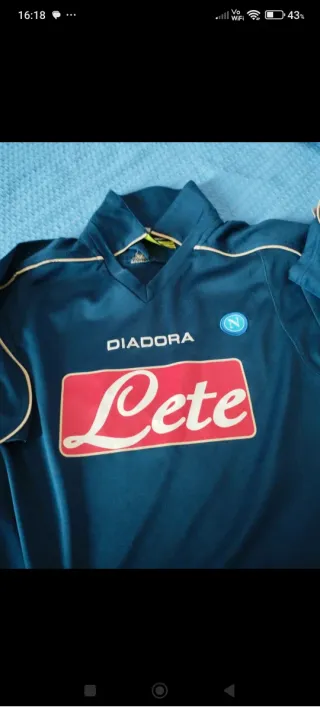 Maglia Diadora Napoli Blu per anni 12/13