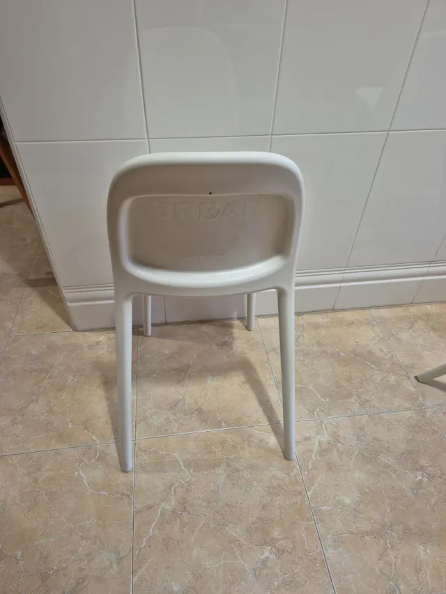 Silla alta Ikea Urban blanca