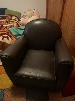 Divano vintage anni '60 marrone scuro (due disponibili)