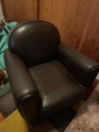 Divano vintage anni '60 marrone scuro (due disponibili)