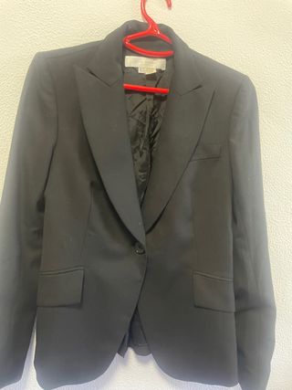 Americana Zara Negra Mujer