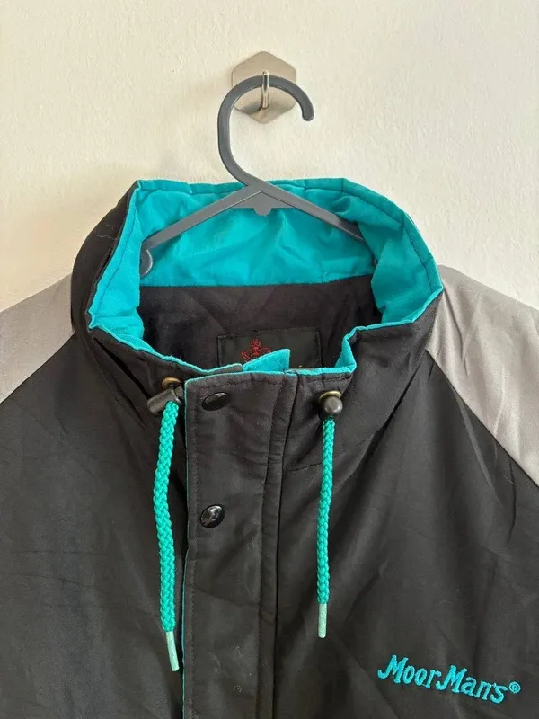 Giacca Windbreaker Moon Stars anni '90 Made in USA