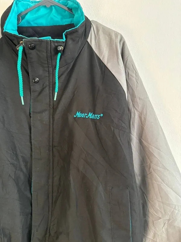 Giacca Windbreaker Moon Stars anni '90 Made in USA