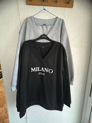 2 Sudaderas SHEIN Curvi 2 XL 45-50 Pico A ESTRENAR