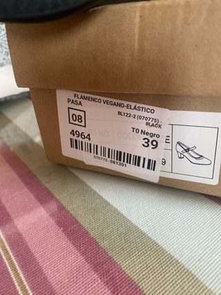 Tacones Flamenca Pascarela Talla 39