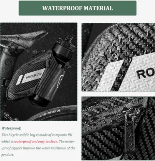 Bolsa de sillín para bicicleta