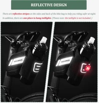 Bolsa de sillín para bicicleta