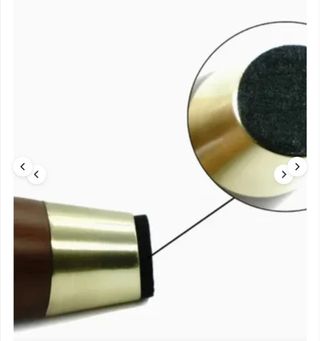 4 Patas Madera Roble con Soporte y Tornillos