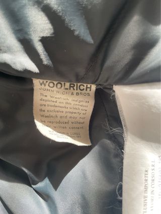 Woolrich Piumino Nero Taglia L