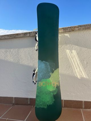 Tabla Snowboard Burton + Fijaciones + Funda