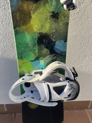 Tabla Snowboard Burton + Fijaciones + Funda