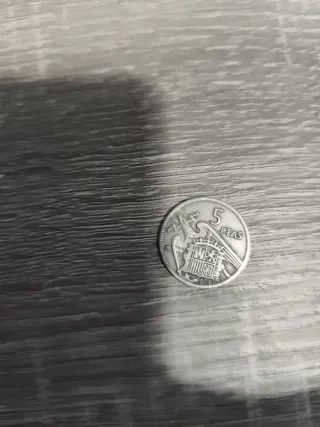 Moneda 5 Pesetas Franco 1957