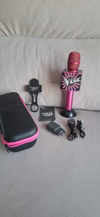 Micro Karaoke Oficial La Voz Rosa SIN ESTRENAR