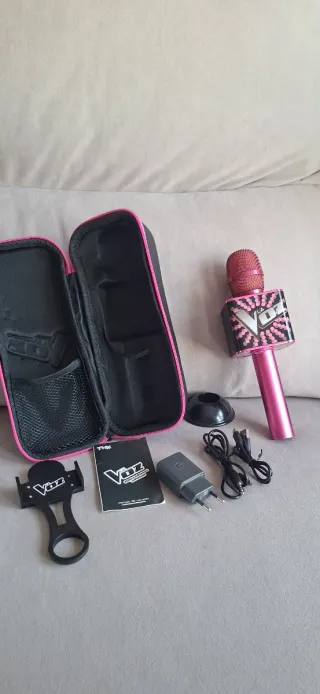 Micro Karaoke Oficial La Voz Rosa SIN ESTRENAR