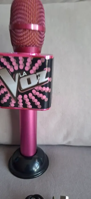 Micro Karaoke Oficial La Voz Rosa SIN ESTRENAR