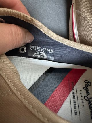 Zapatillas Pepe Jeans Beige y Blancas