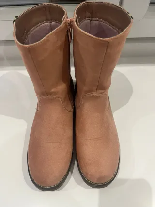 Botas mujer rosa ante