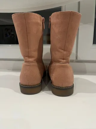 Botas mujer rosa ante