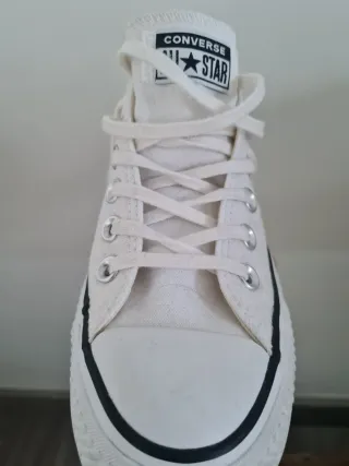 Converse All Star Talla 37 Blancas