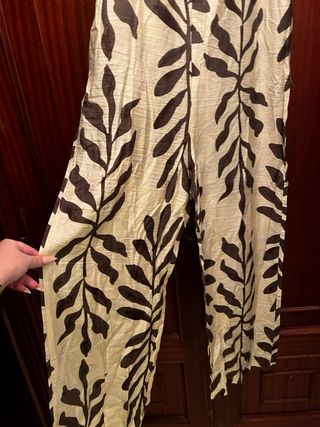 Peto largo estampado hojas