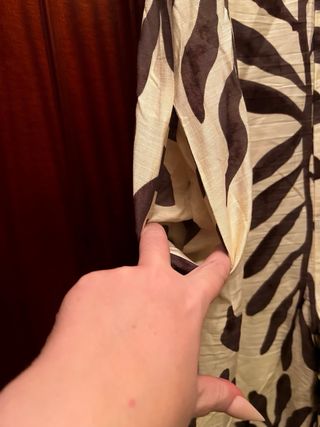 Peto largo estampado hojas