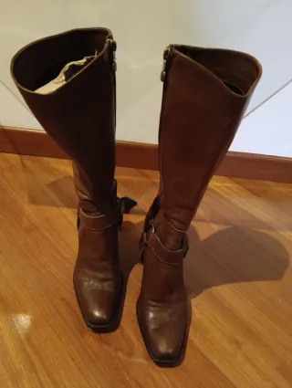 Stivali Gianni Bravo marroni in pelle