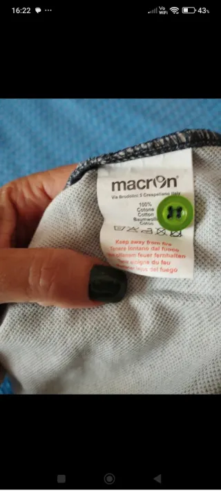 Polo Macron Napoli Uomo Taglia S