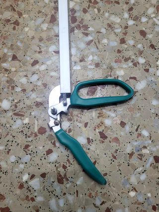 Tijera telescópica mango aluminio