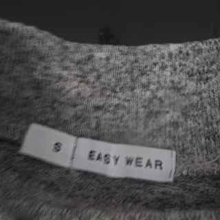 Jersey corto gris cuello alto talla S