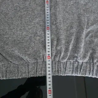 Jersey corto gris cuello alto talla S