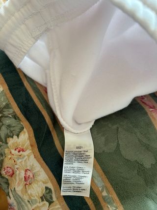 Pantalón chándal Lacoste blanco