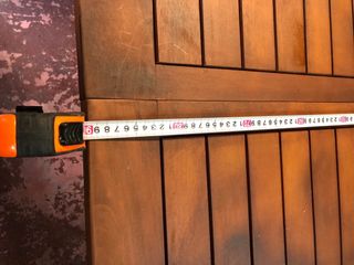 Mesa exterior Teka extensible barnizada