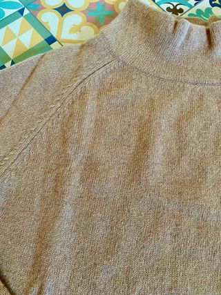 Jersey largo lana beige