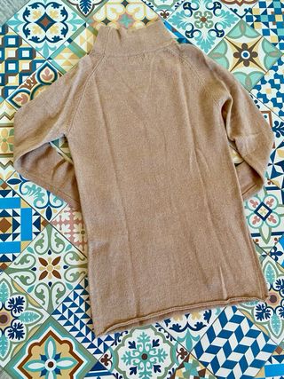 Jersey largo lana beige