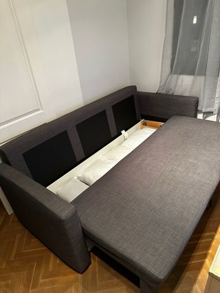 Sofá cama 3 plazas con canapé
