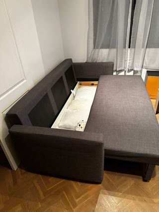 Sofá cama 3 plazas con canapé
