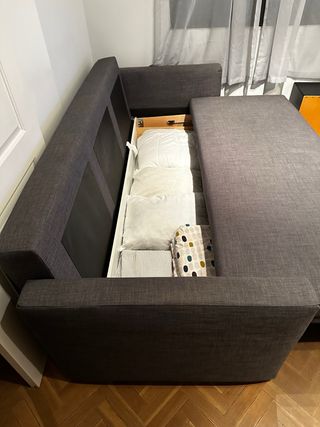 Sofá cama 3 plazas con canapé