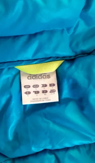 Chaqueta Adidas Azul con Capucha