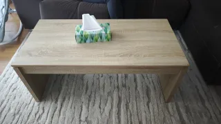 Mesa de centro elevable madera