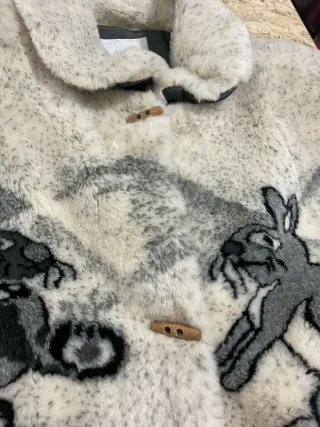 Pelliccia sintetica conigli fantasia