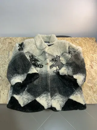 Pelliccia sintetica conigli fantasia