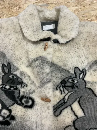 Pelliccia sintetica conigli fantasia