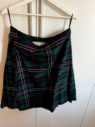Kilt escocesa tartán verde