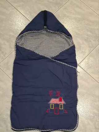 Sacco nanna passeggino con disegno fattoria