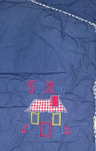 Sacco nanna passeggino con disegno fattoria