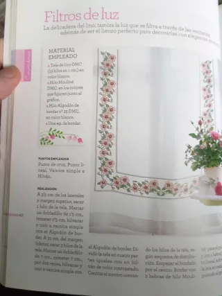 Libro: Punto de Cruz. Labores del Hogar