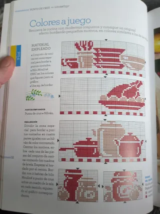 Libro: Punto de Cruz. Labores del Hogar