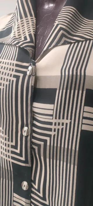 Camisa manga larga estampada