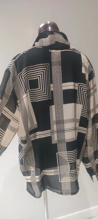 Camisa manga larga estampada